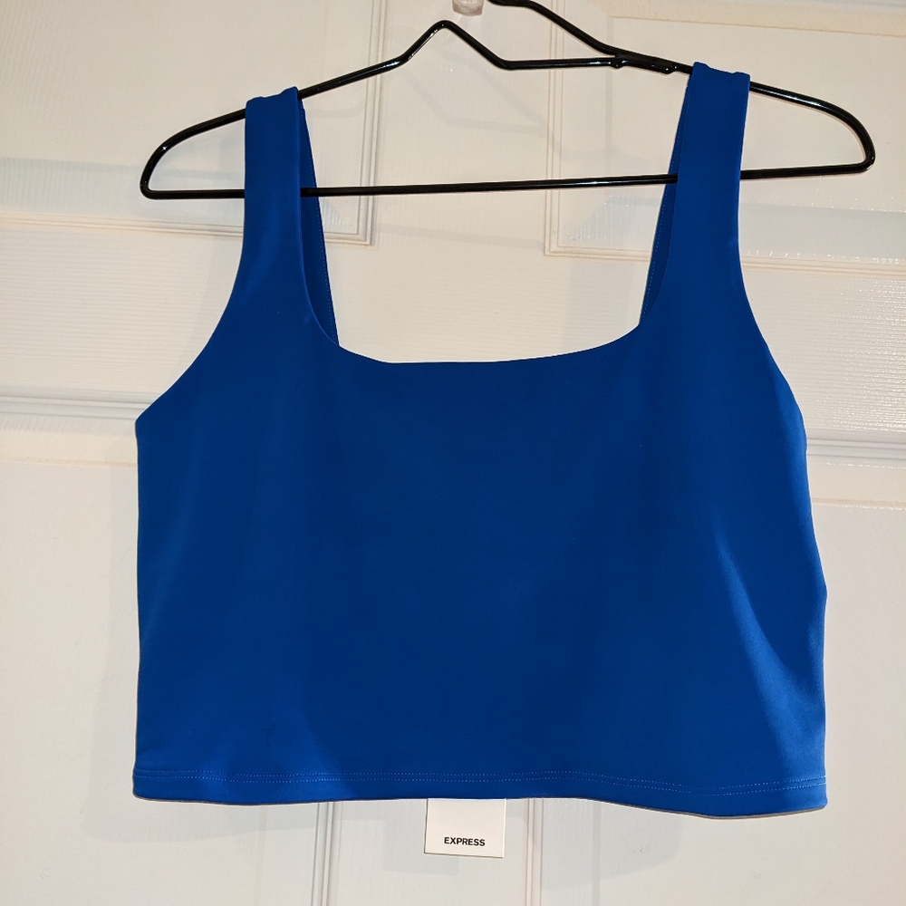 Vibrant Blue Crop Top *body con